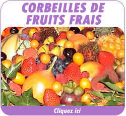 Corbeilles de fruits frais